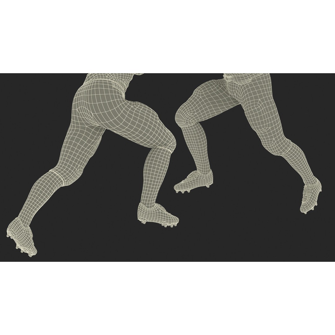Cleveland Browns Football Player 3D Model – Game-Ready PBR Asset - View 24