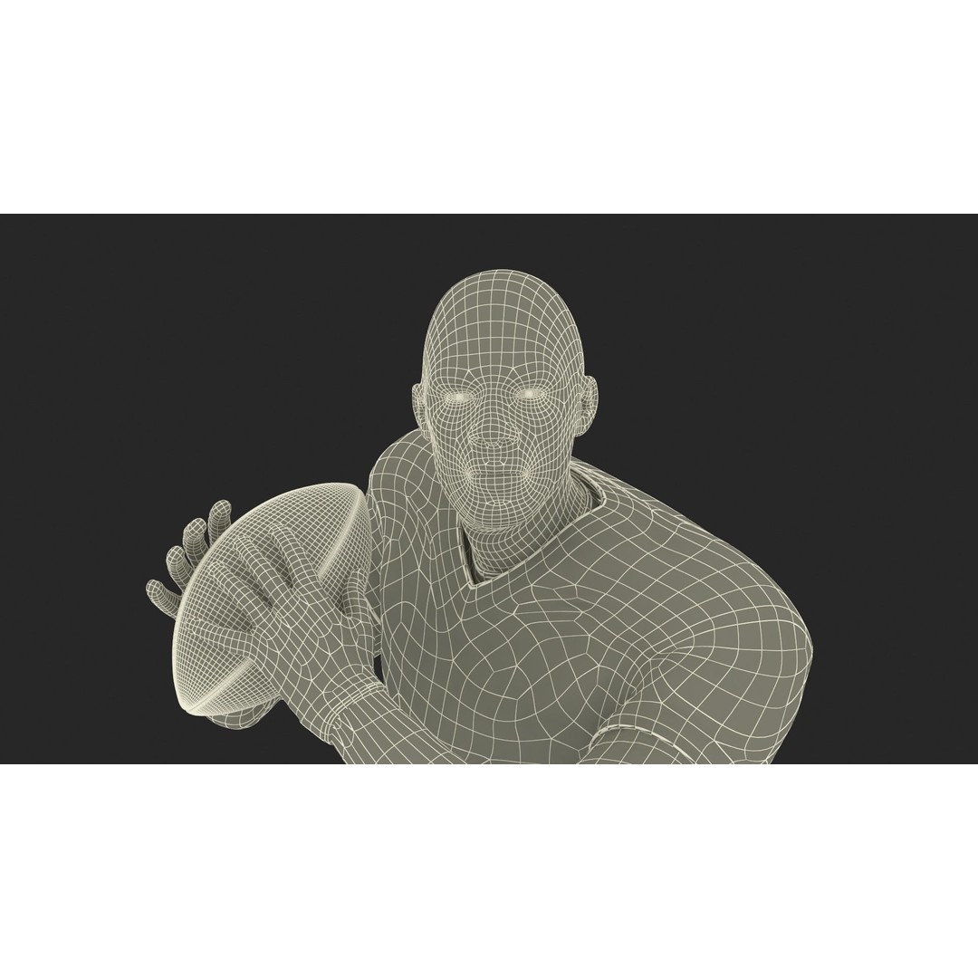 Cleveland Browns Football Player 3D Model – Game-Ready PBR Asset - View 26