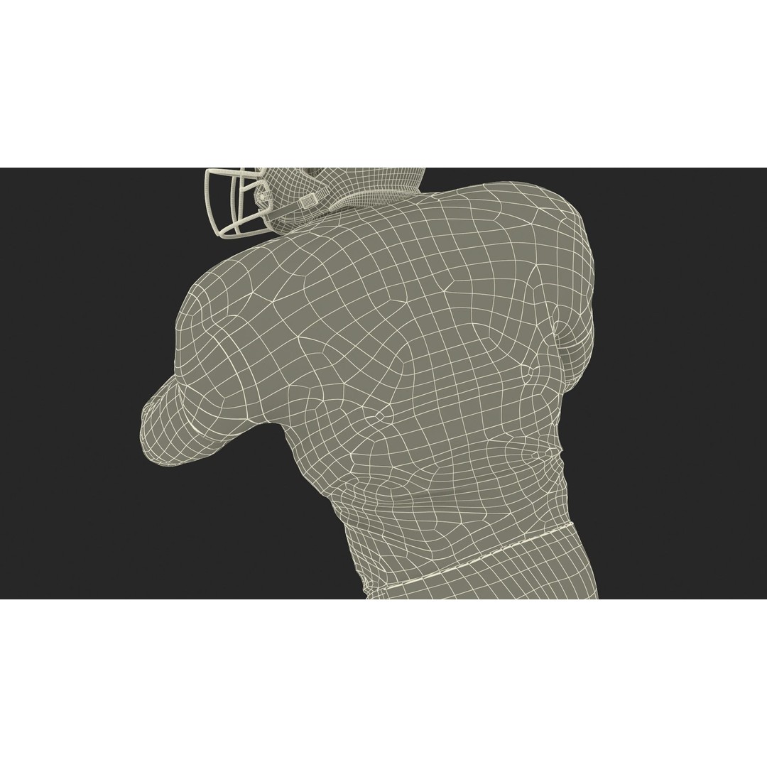 Cleveland Browns Football Player 3D Model – Game-Ready PBR Asset - View 27
