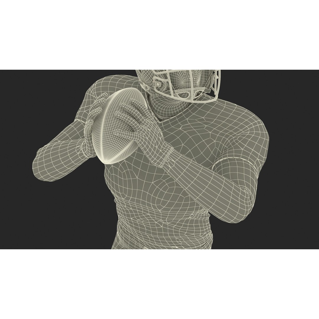 Cleveland Browns Football Player 3D Model – Game-Ready PBR Asset - View 28