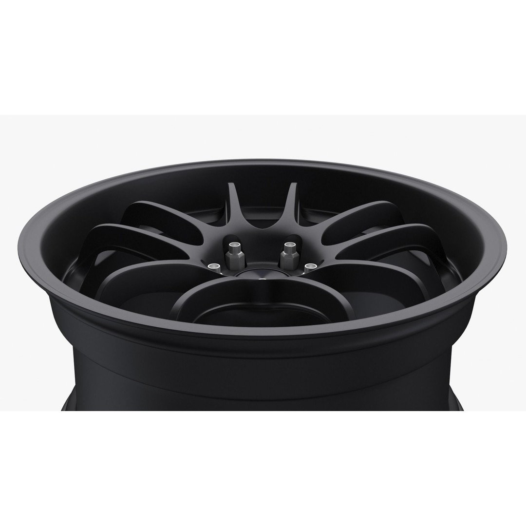 Enkei PF01 EVO Wheel Rim 3D Model – High Poly Vehicle Asset, FBX - View 10