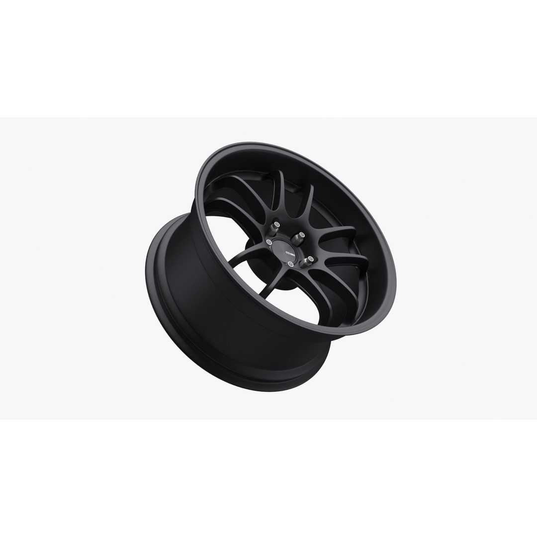 Enkei PF01 EVO Wheel Rim 3D Model – High Poly Vehicle Asset, FBX - View 11