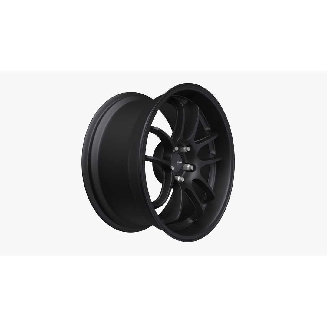 Enkei PF01 EVO Wheel Rim 3D Model – High Poly Vehicle Asset, FBX - View 3