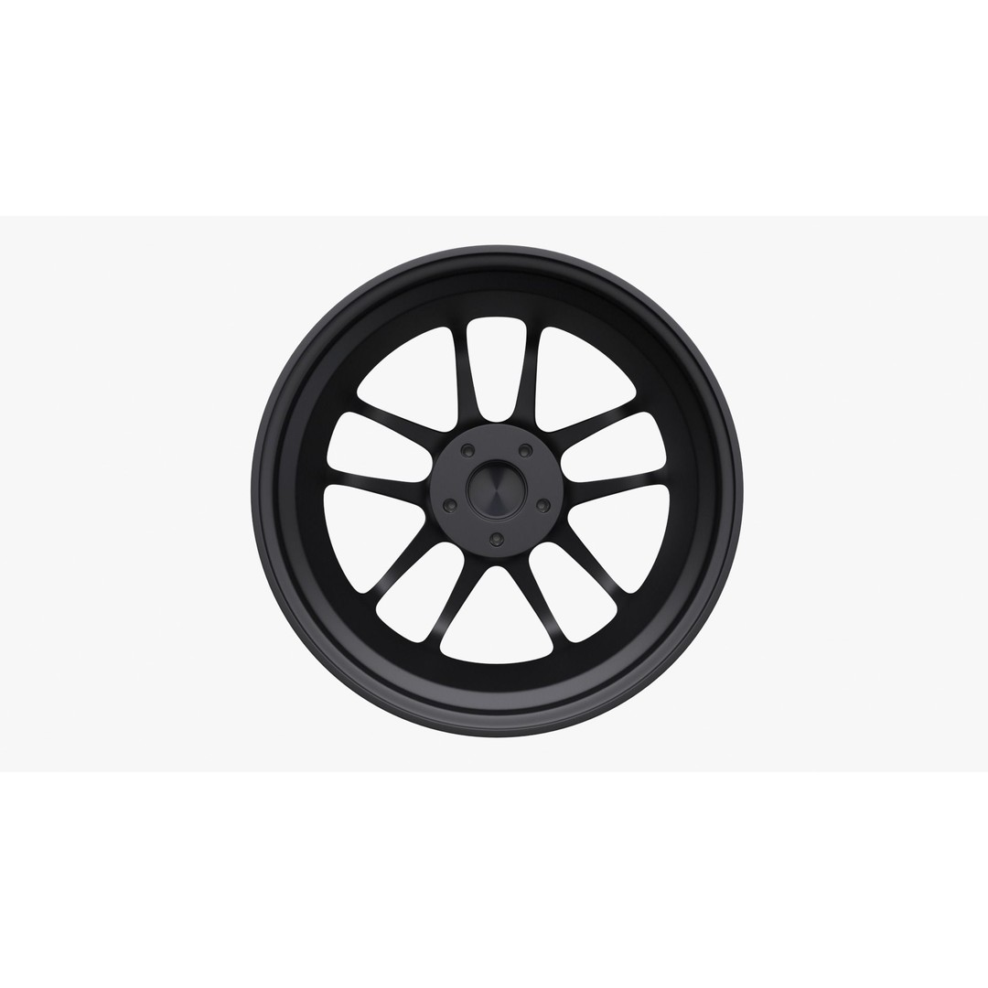 Enkei PF01 EVO Wheel Rim 3D Model – High Poly Vehicle Asset, FBX - View 5