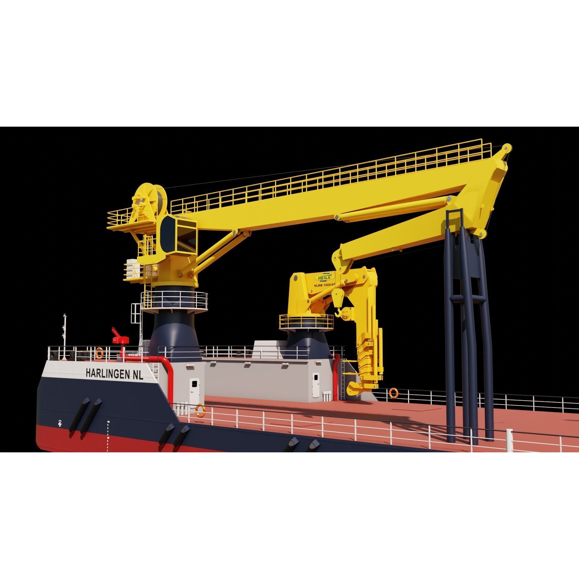 VanStee Offshore Multibuster 8020 - Game-Ready 3D Model - View 12