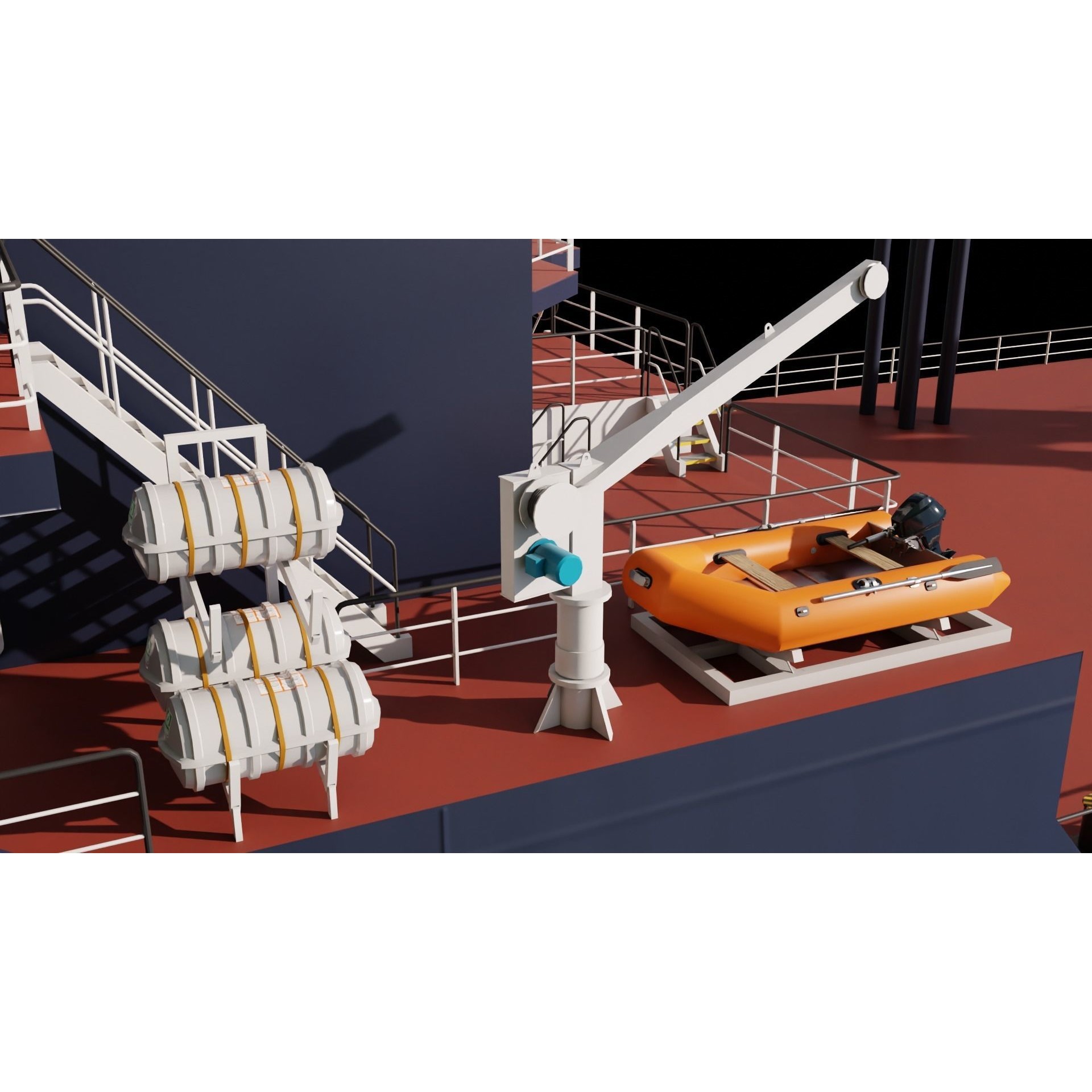 VanStee Offshore Multibuster 8020 - Game-Ready 3D Model - View 16