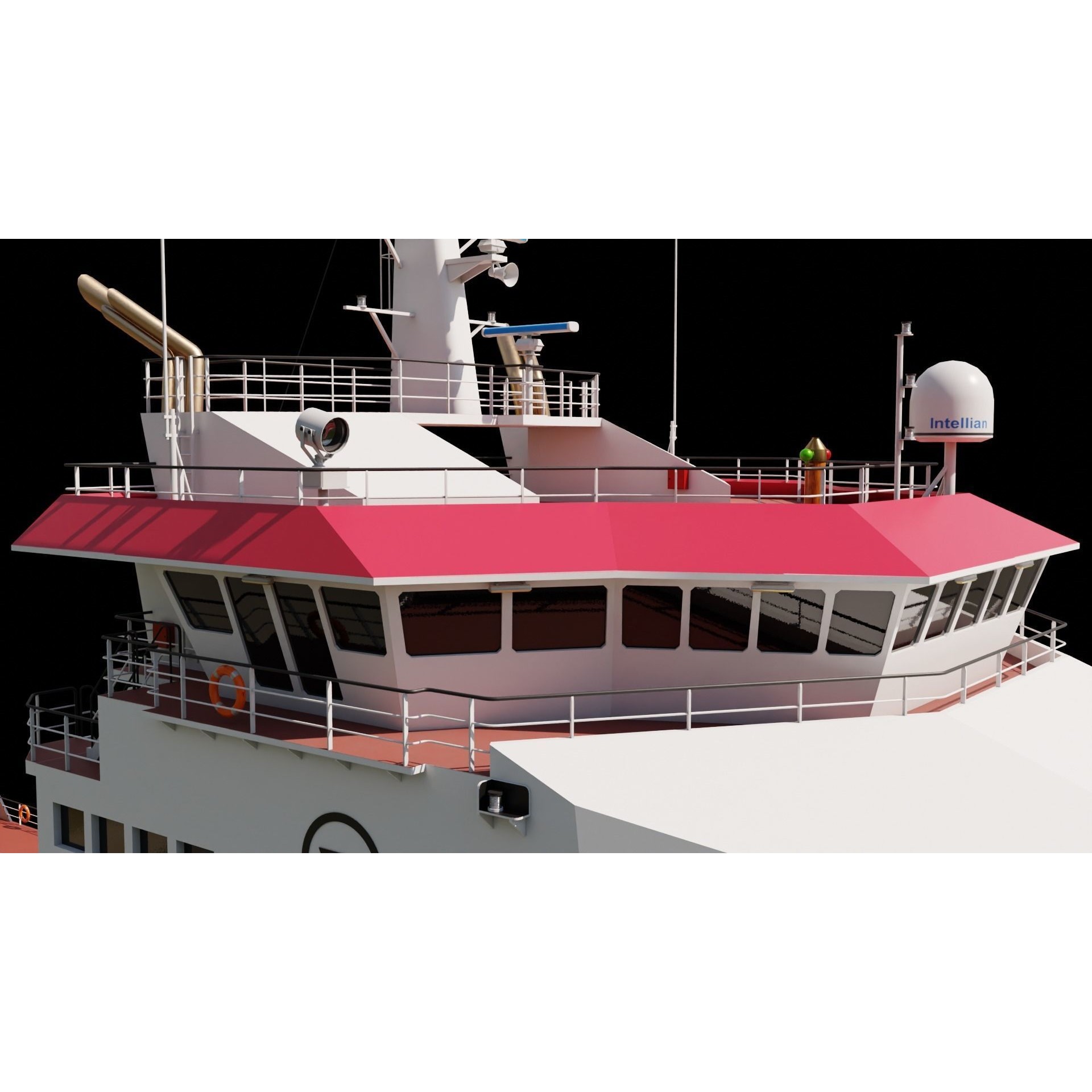 VanStee Offshore Multibuster 8020 - Game-Ready 3D Model - View 17