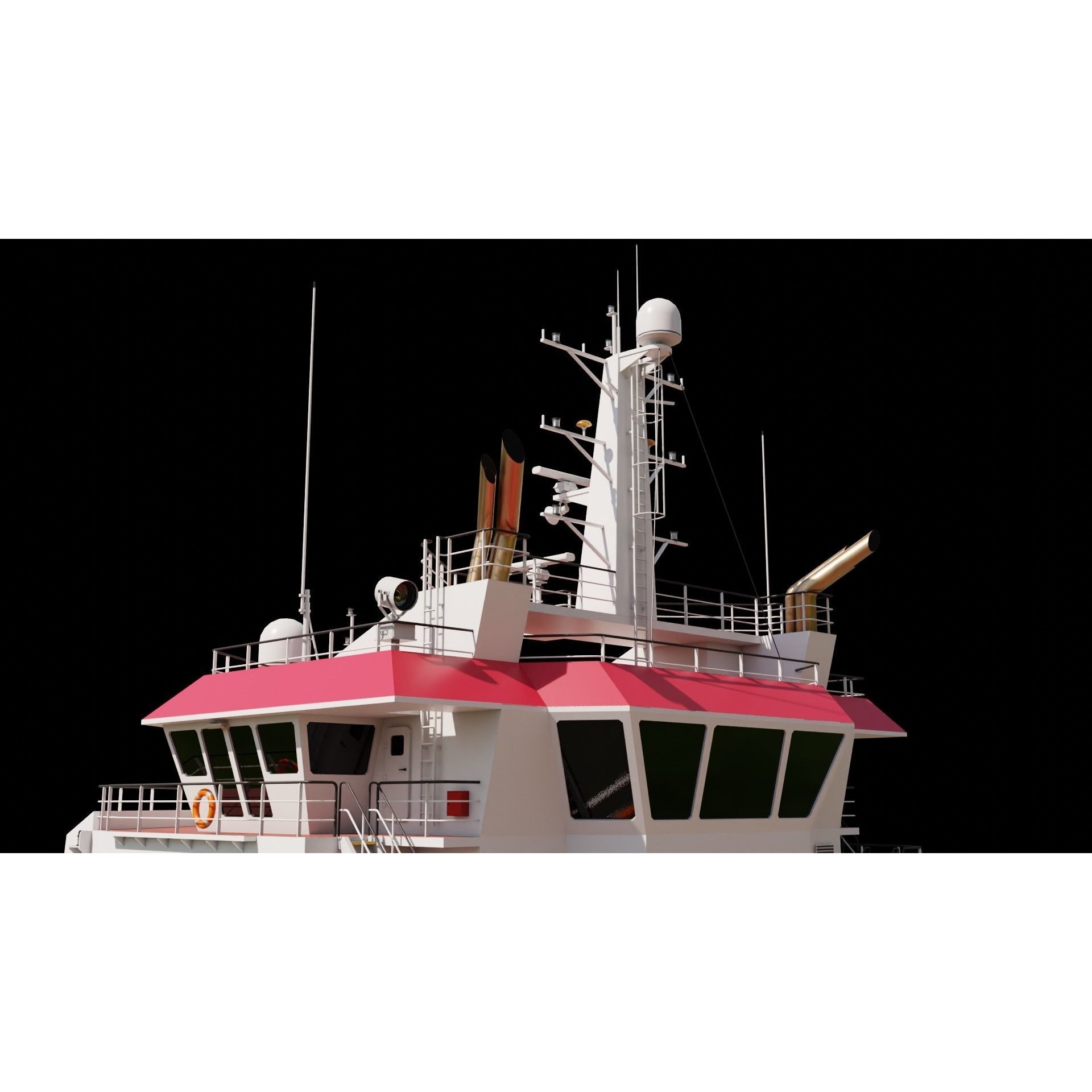 VanStee Offshore Multibuster 8020 - Game-Ready 3D Model - View 19