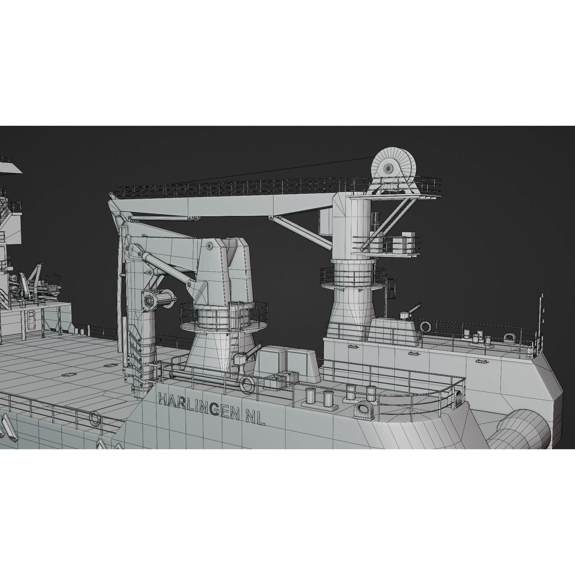 VanStee Offshore Multibuster 8020 - Game-Ready 3D Model - View 22