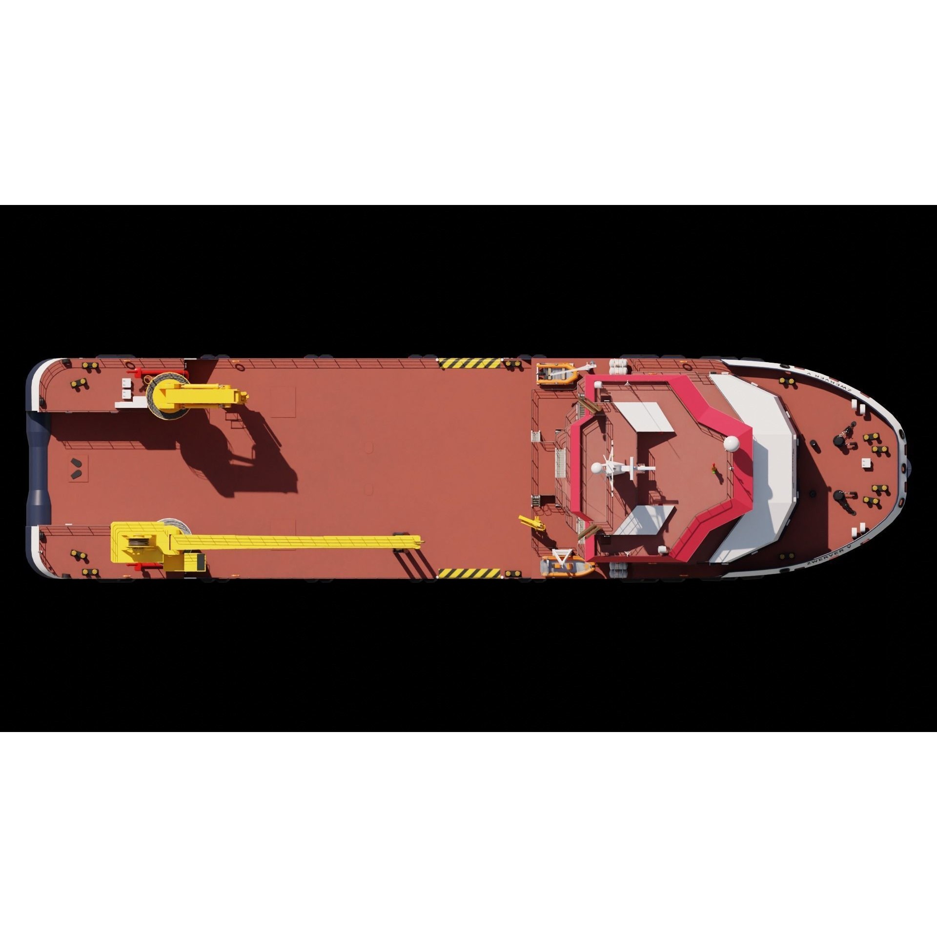 VanStee Offshore Multibuster 8020 - Game-Ready 3D Model - View 7