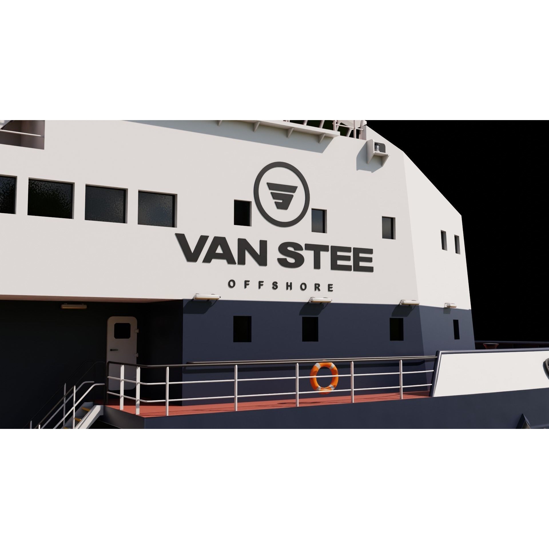 VanStee Offshore Multibuster 8020 - Game-Ready 3D Model - View 9
