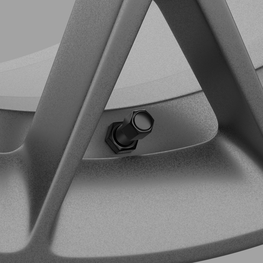 Rotiform BLQ-C Option 1 Wheel 3D Model – High Poly PBR Asset, FBX, OBJ
