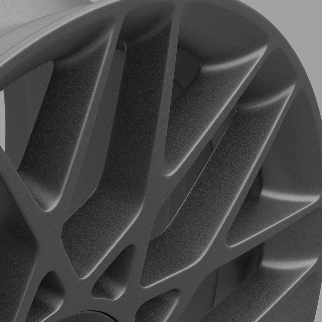 Rotiform BLQ-C Option 1 Wheel 3D Model – High Poly PBR Asset, FBX, OBJ - View 20