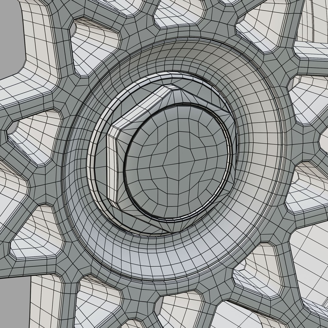Rotiform BLQ-C Option 1 Wheel 3D Model – High Poly PBR Asset, FBX, OBJ - View 9