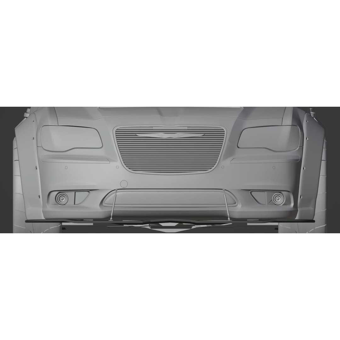 Chrysler 300C 3D Model – Modified Widebody with Detailed Interior, FBX, OBJ, Blender - View 15