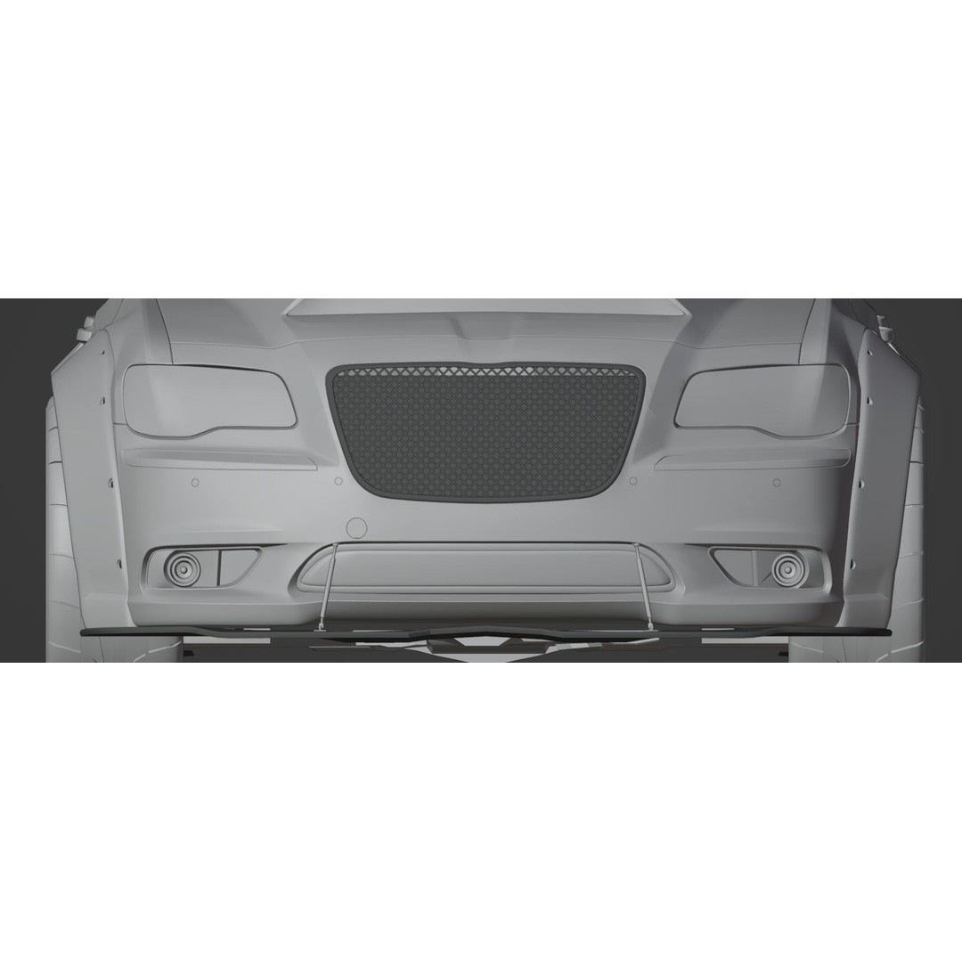 Chrysler 300C 3D Model – Modified Widebody with Detailed Interior, FBX, OBJ, Blender - View 16