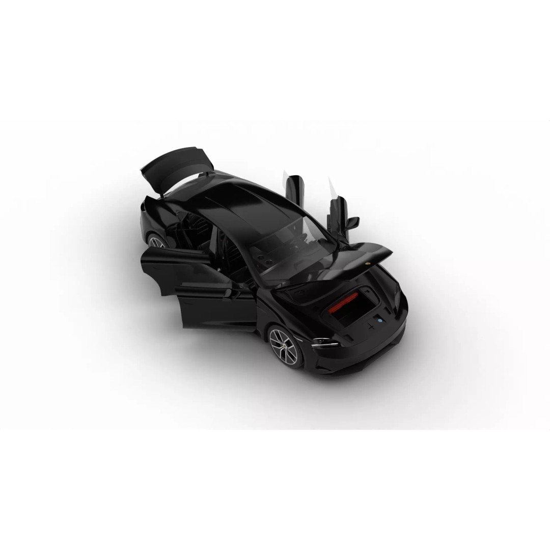 Porsche Taycan 4 Black Edition 2026 3D Model – High Poly Rigged Asset, FBX - View 12