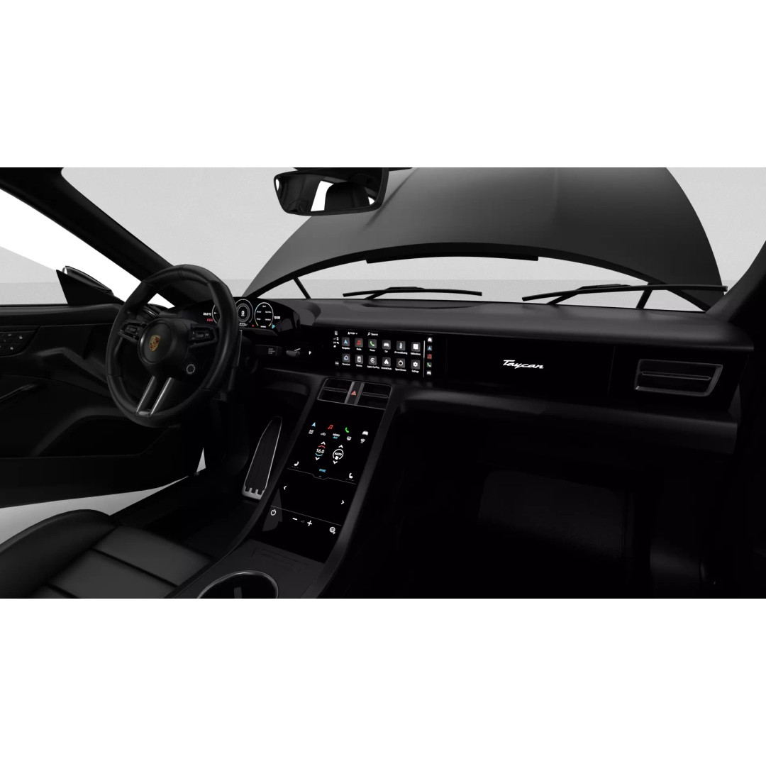 Porsche Taycan 4 Black Edition 2026 3D Model – High Poly Rigged Asset, FBX - View 23