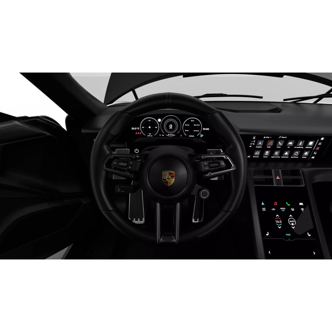 Porsche Taycan 4 Black Edition 2026 3D Model – High Poly Rigged Asset, FBX - View 26