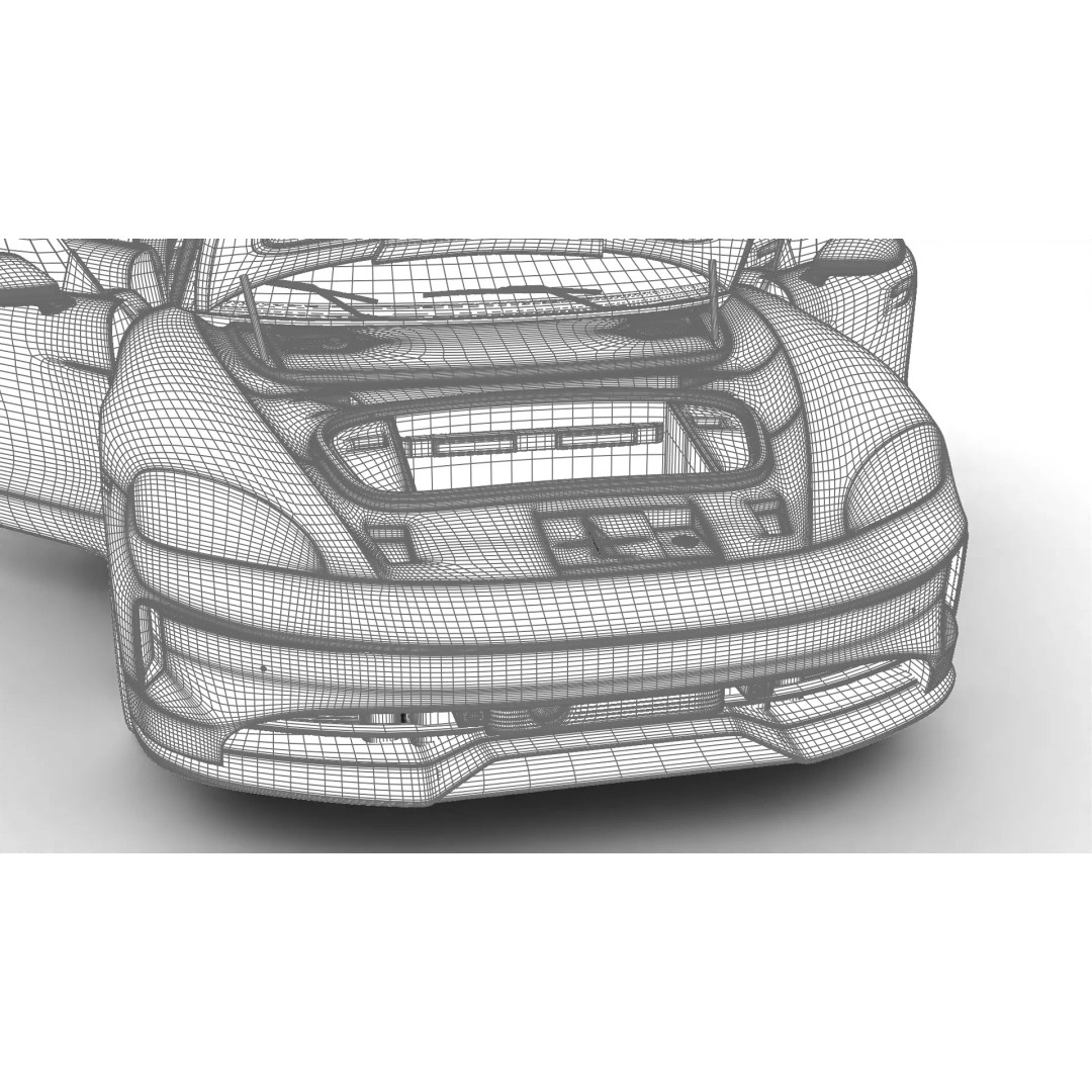 Porsche Taycan 4 Black Edition 2026 3D Model – High Poly Rigged Asset, FBX - View 35