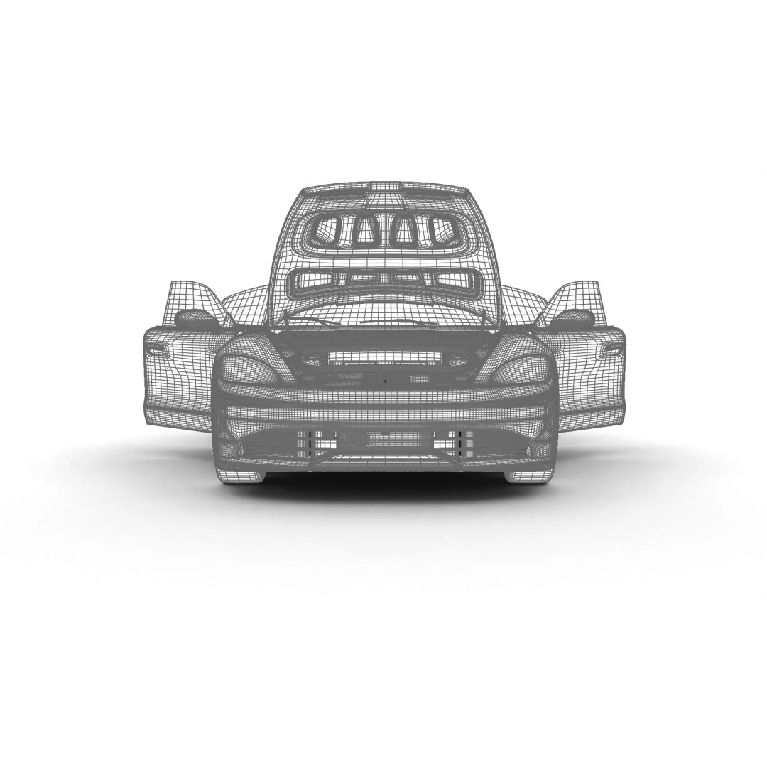 Porsche Taycan 4 Black Edition 2026 3D Model – High Poly Rigged Asset, FBX - View 41