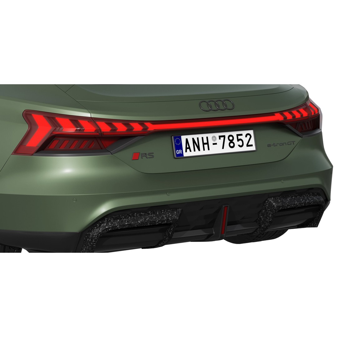 Audi RS e-tron GT 3D Model – High Poly Luxury Coupe, FBX, OBJ - View 13