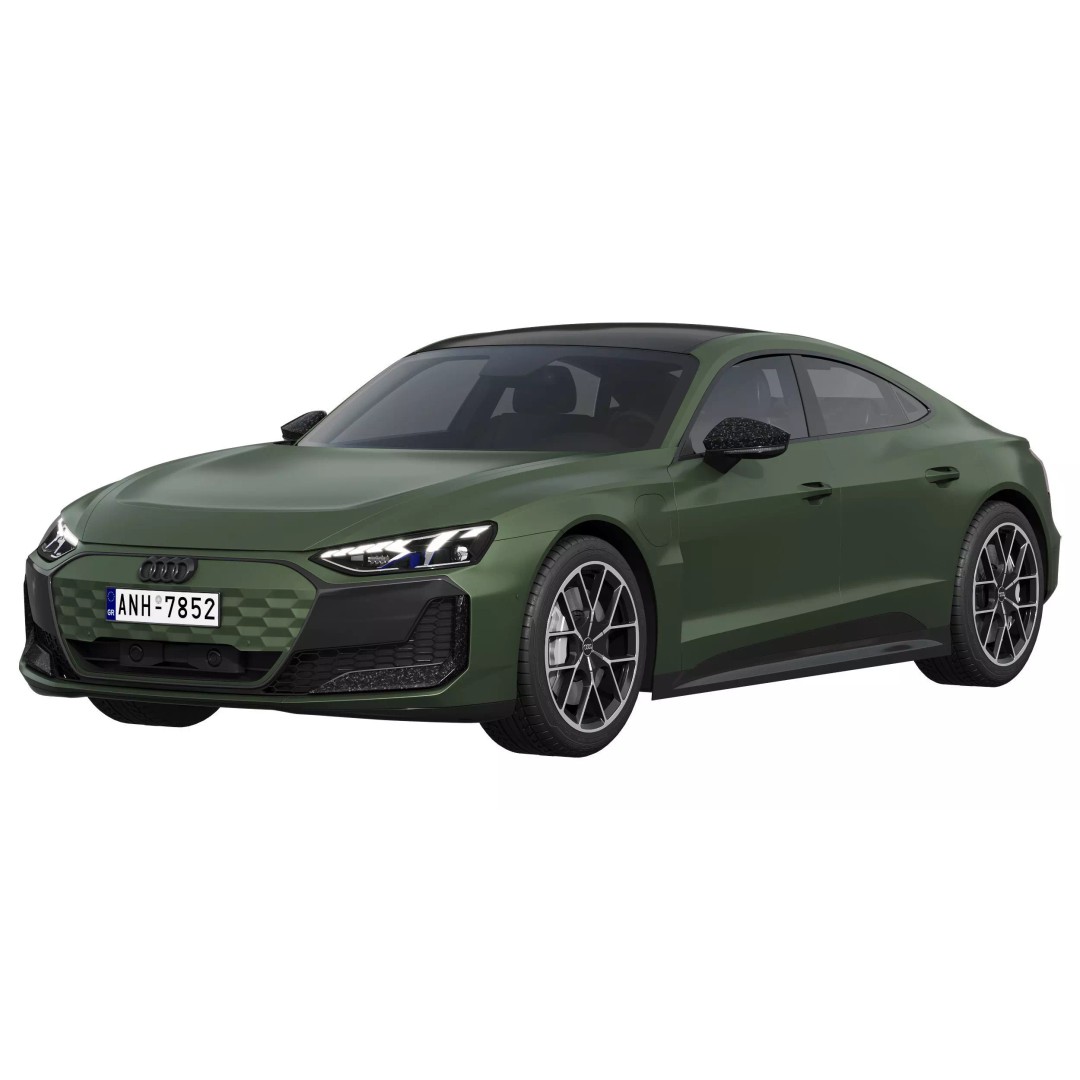 Audi RS e-tron GT 3D Model – High Poly Luxury Coupe, FBX, OBJ - View 2