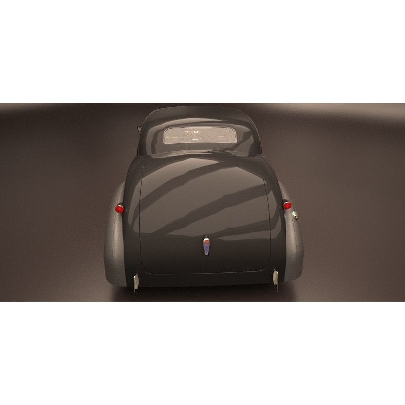 Chevrolet Master de Luxe 1939 3D Model – Modified Racing Design, FBX, OBJ - View 13