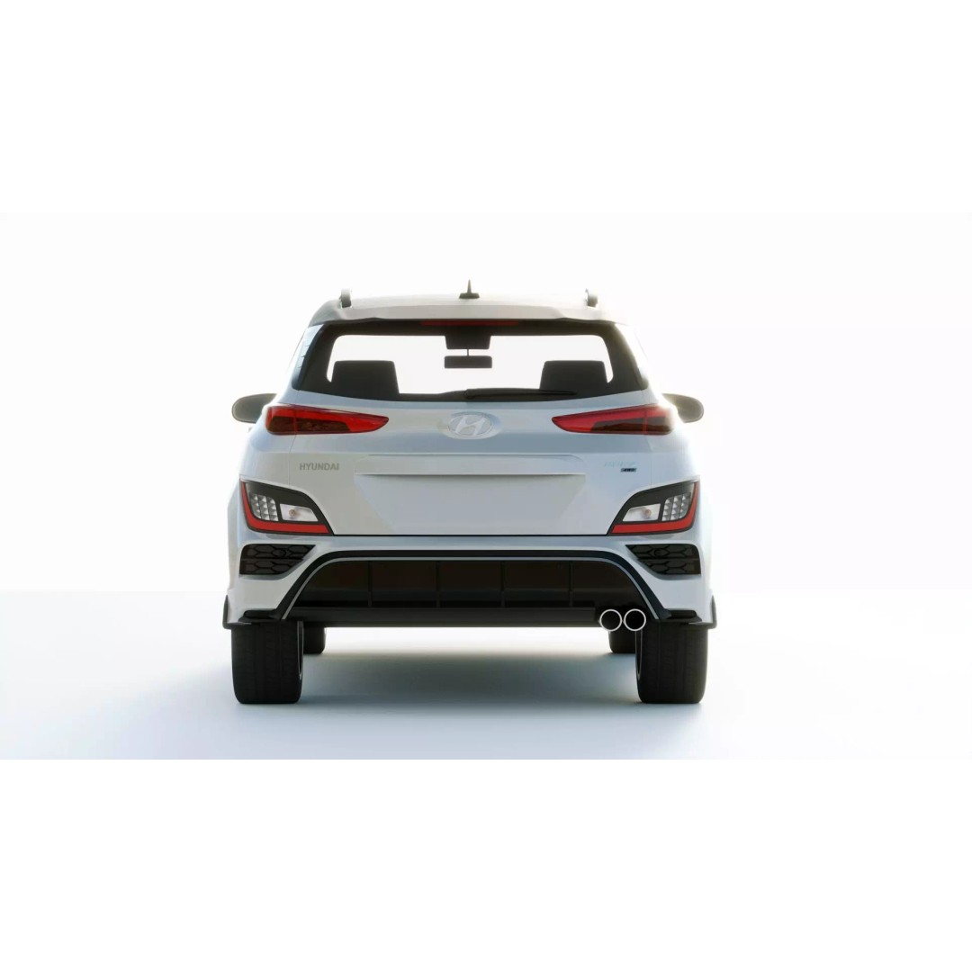 Hyundai Kona N 2021 3D Model – High Poly Game-Ready Asset, FBX, Blender - View 10