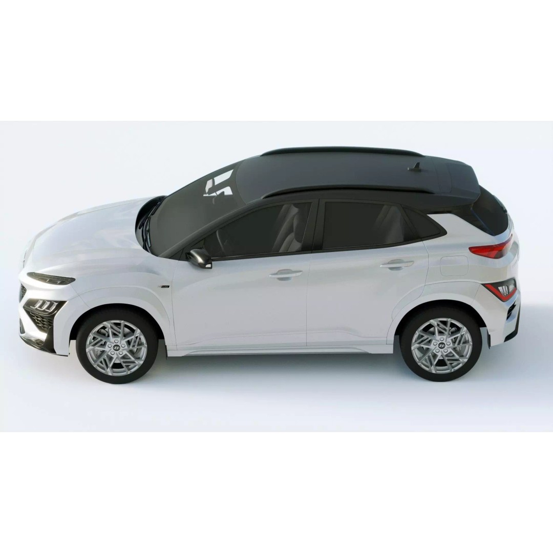 Hyundai Kona N 2021 3D Model – High Poly Game-Ready Asset, FBX, Blender - View 5