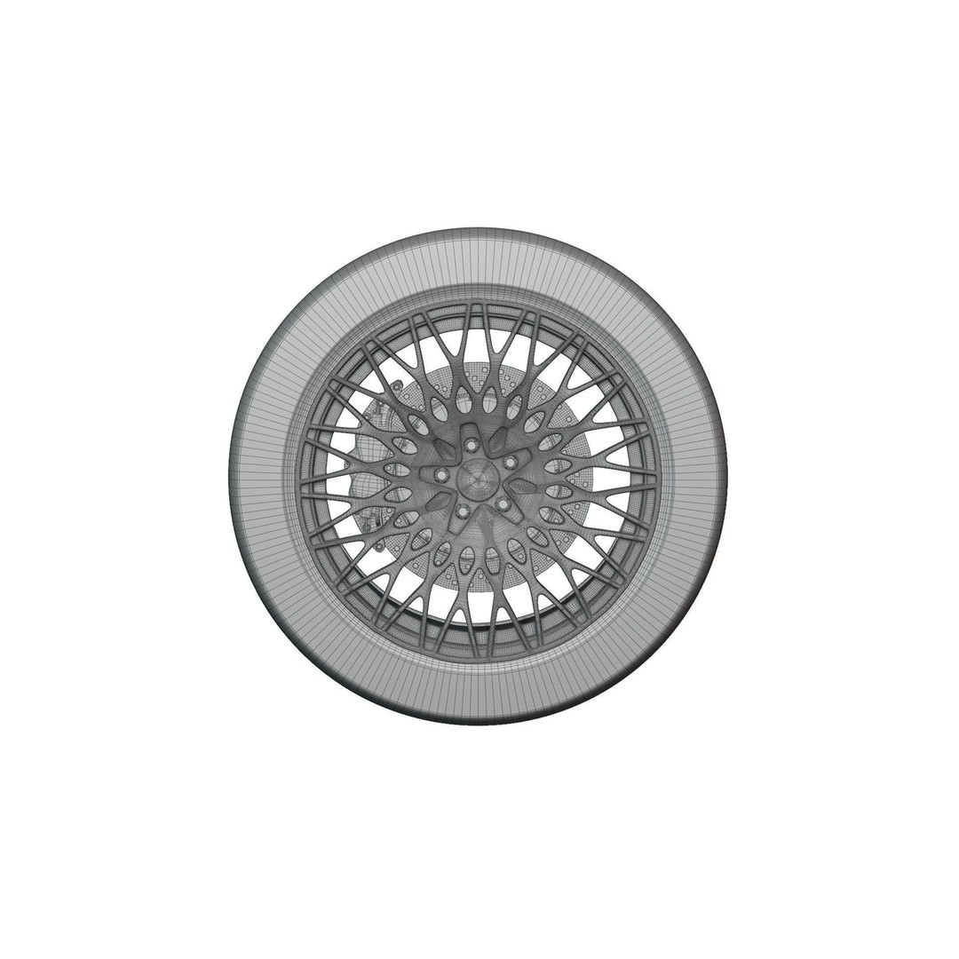 Realistic Rim and Tire 3D Model – Low Poly, Game Ready, Blender, FBX, OBJ