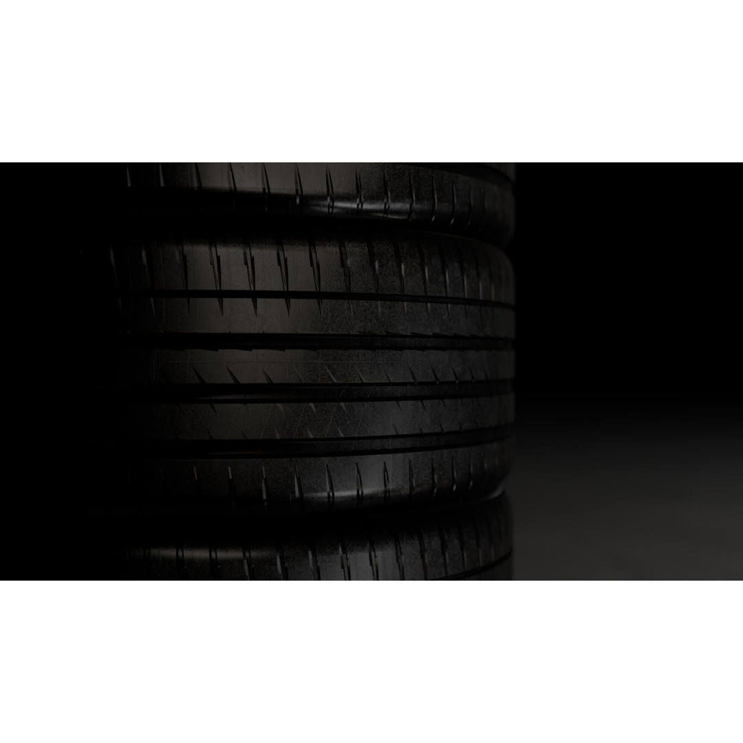 Realistic Rim and Tire 3D Model – Low Poly, Game Ready, Blender, FBX, OBJ - View 12