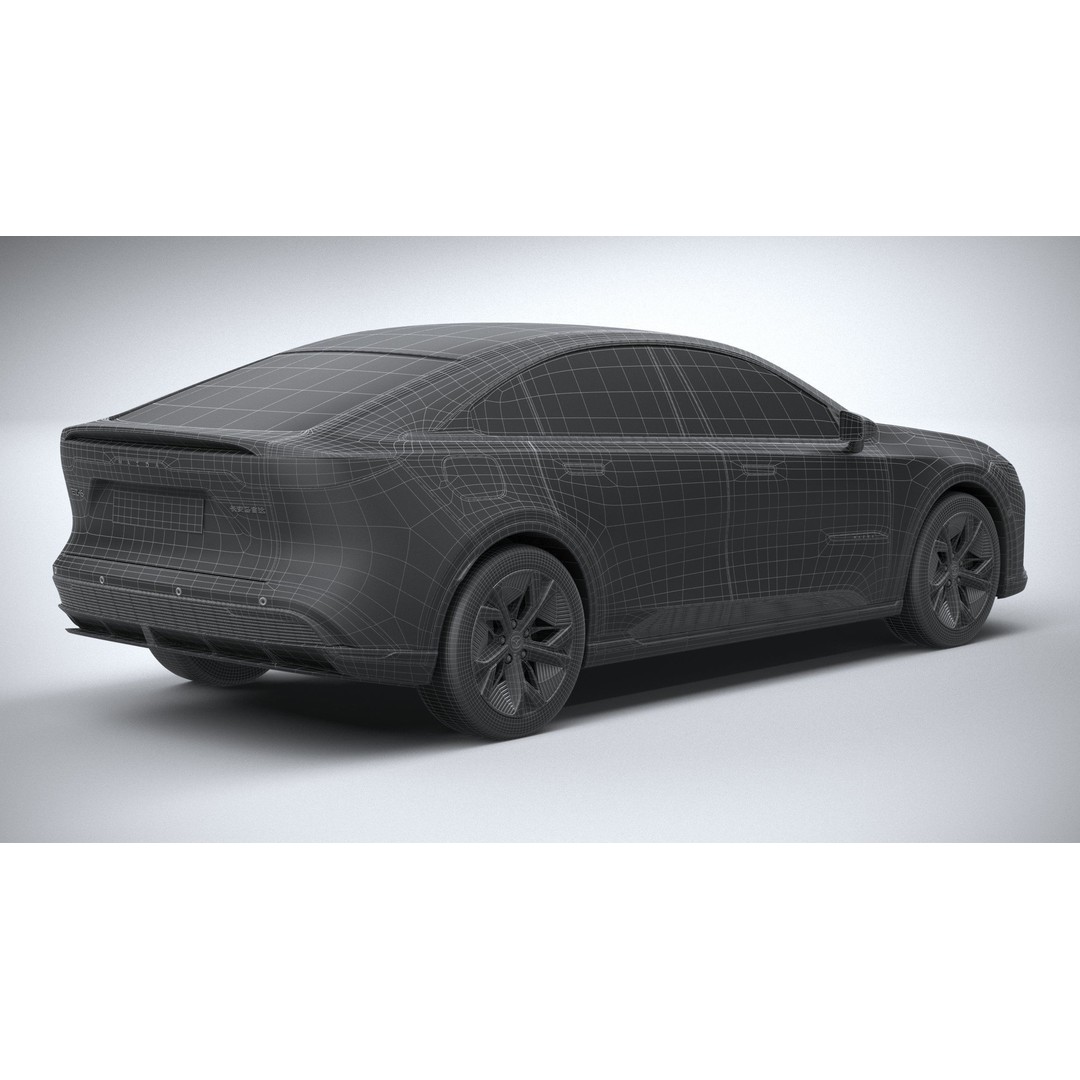 Mazda EZ-6 2025 3D Model – High Poly Luxury Sedan, FBX, OBJ, 3dsmax