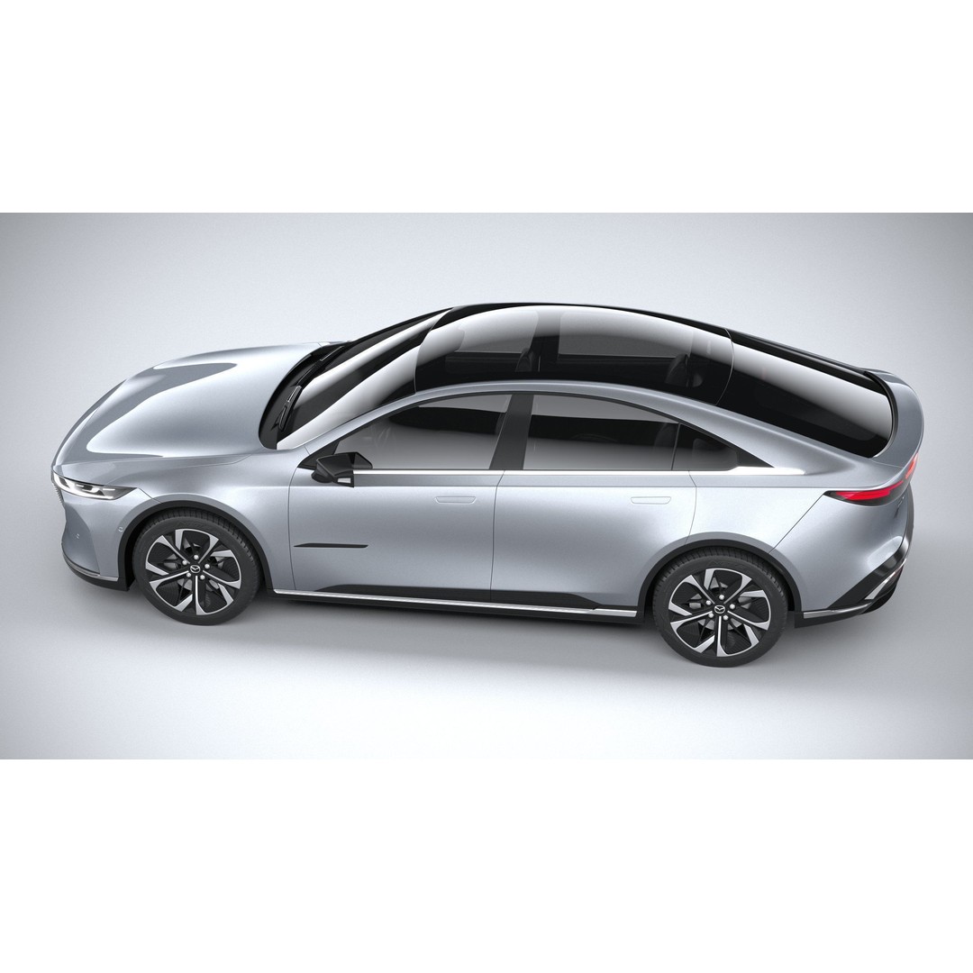 Mazda EZ-6 2025 3D Model – High Poly Luxury Sedan, FBX, OBJ, 3dsmax - View 11