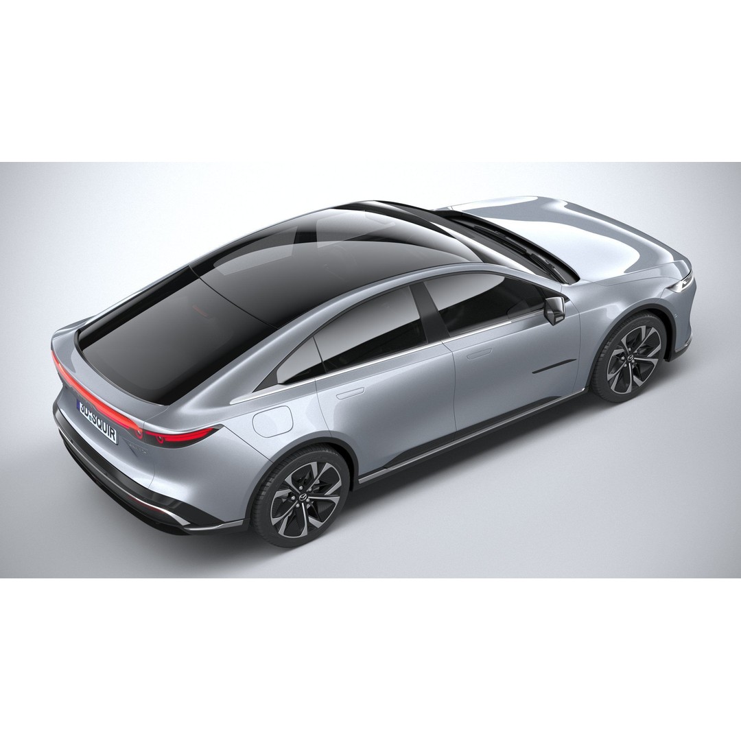 Mazda EZ-6 2025 3D Model – High Poly Luxury Sedan, FBX, OBJ, 3dsmax - View 12