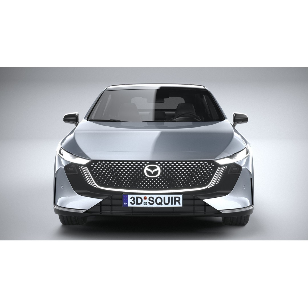 Mazda EZ-6 2025 3D Model – High Poly Luxury Sedan, FBX, OBJ, 3dsmax - View 15