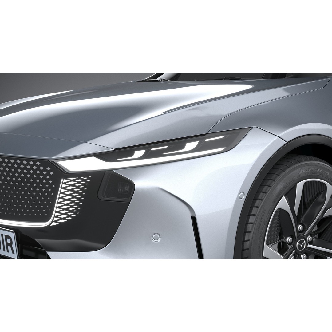 Mazda EZ-6 2025 3D Model – High Poly Luxury Sedan, FBX, OBJ, 3dsmax - View 16