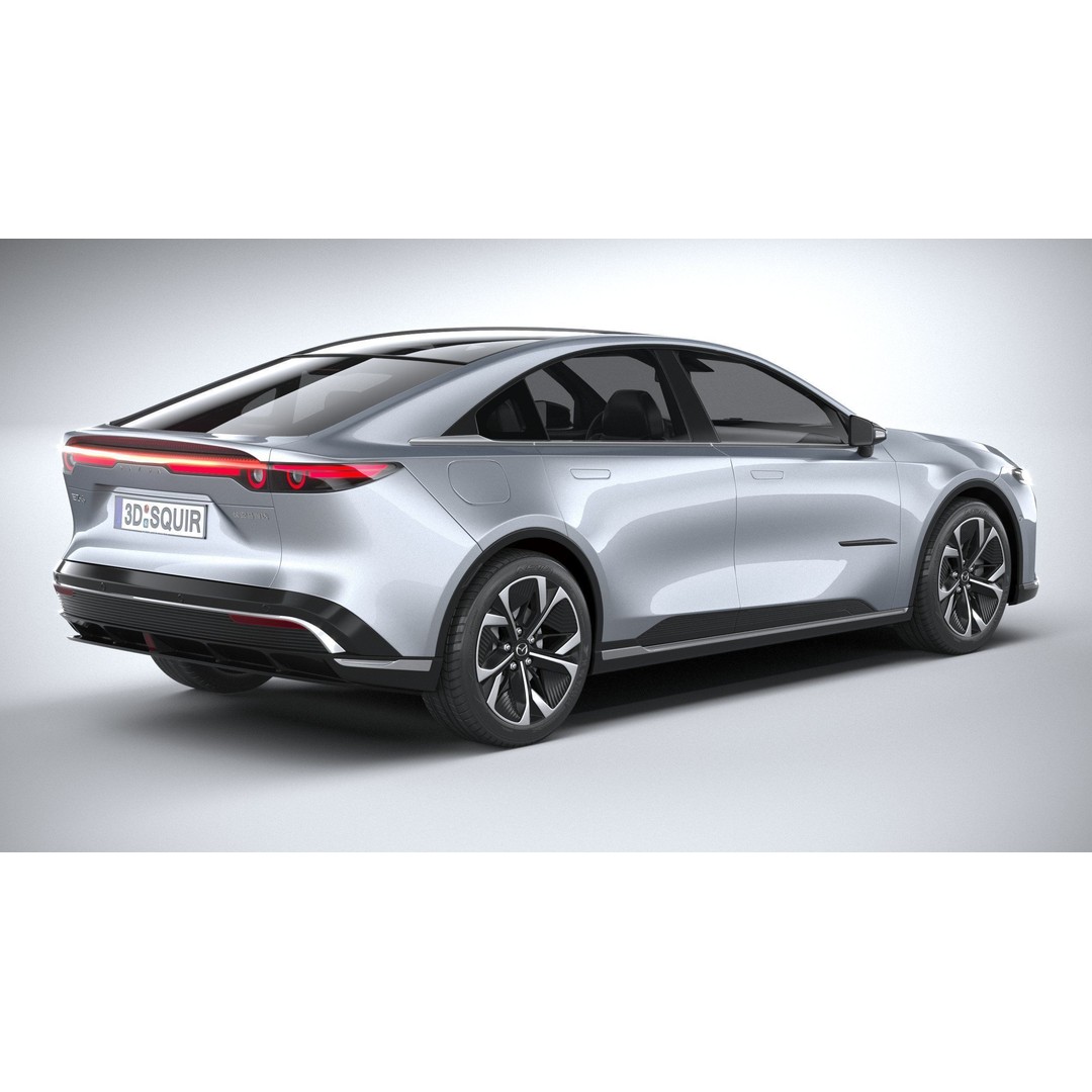 Mazda EZ-6 2025 3D Model – High Poly Luxury Sedan, FBX, OBJ, 3dsmax - View 19