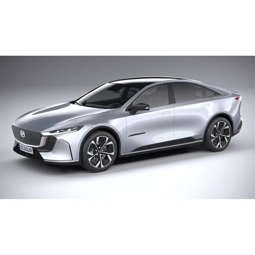 Mazda EZ-6 2025 3D Model – High Poly Luxury Sedan, FBX, OBJ, 3dsmax - View 2