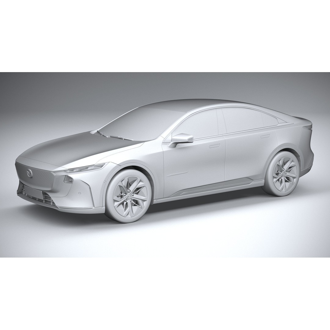 Mazda EZ-6 2025 3D Model – High Poly Luxury Sedan, FBX, OBJ, 3dsmax - View 21