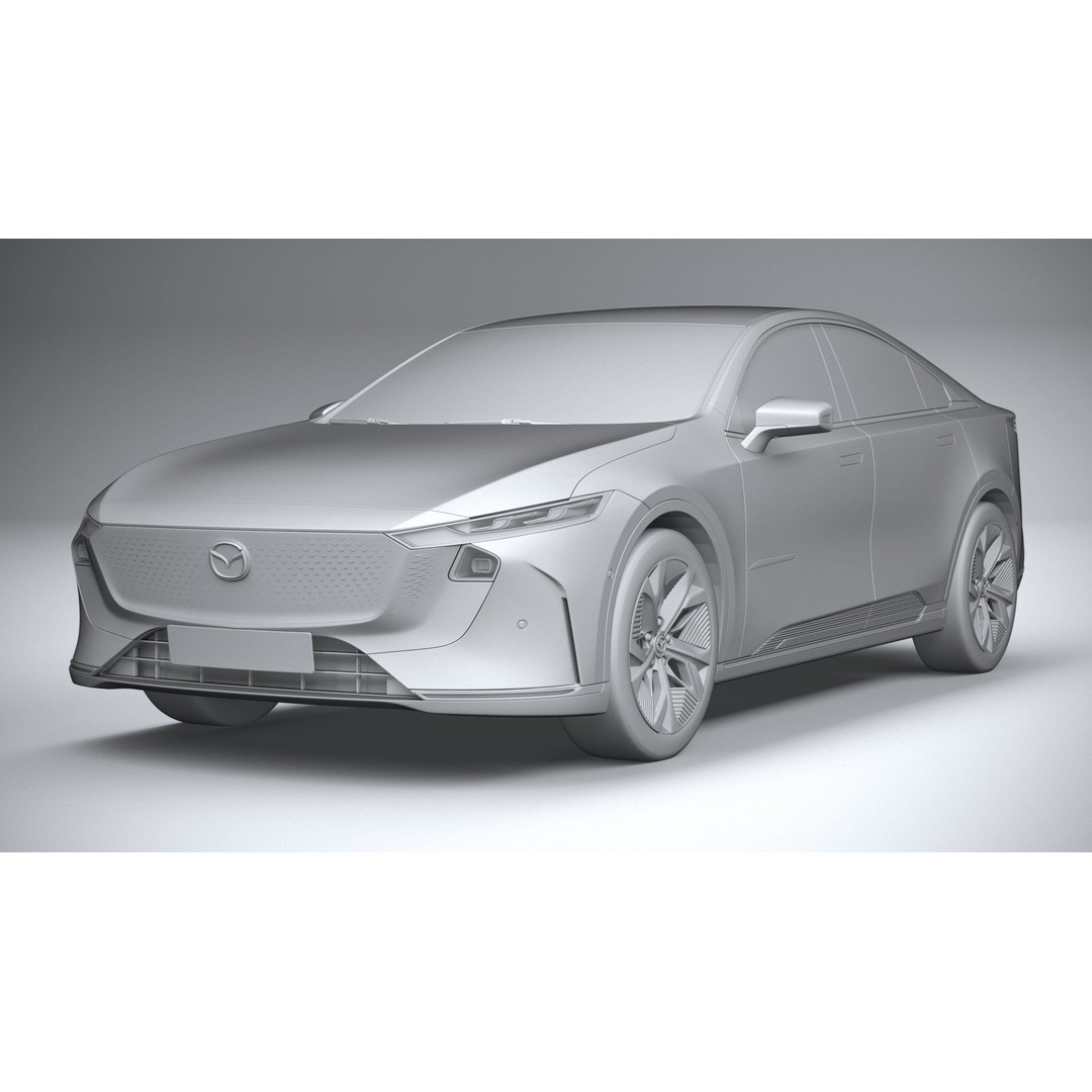 Mazda EZ-6 2025 3D Model – High Poly Luxury Sedan, FBX, OBJ, 3dsmax - View 22