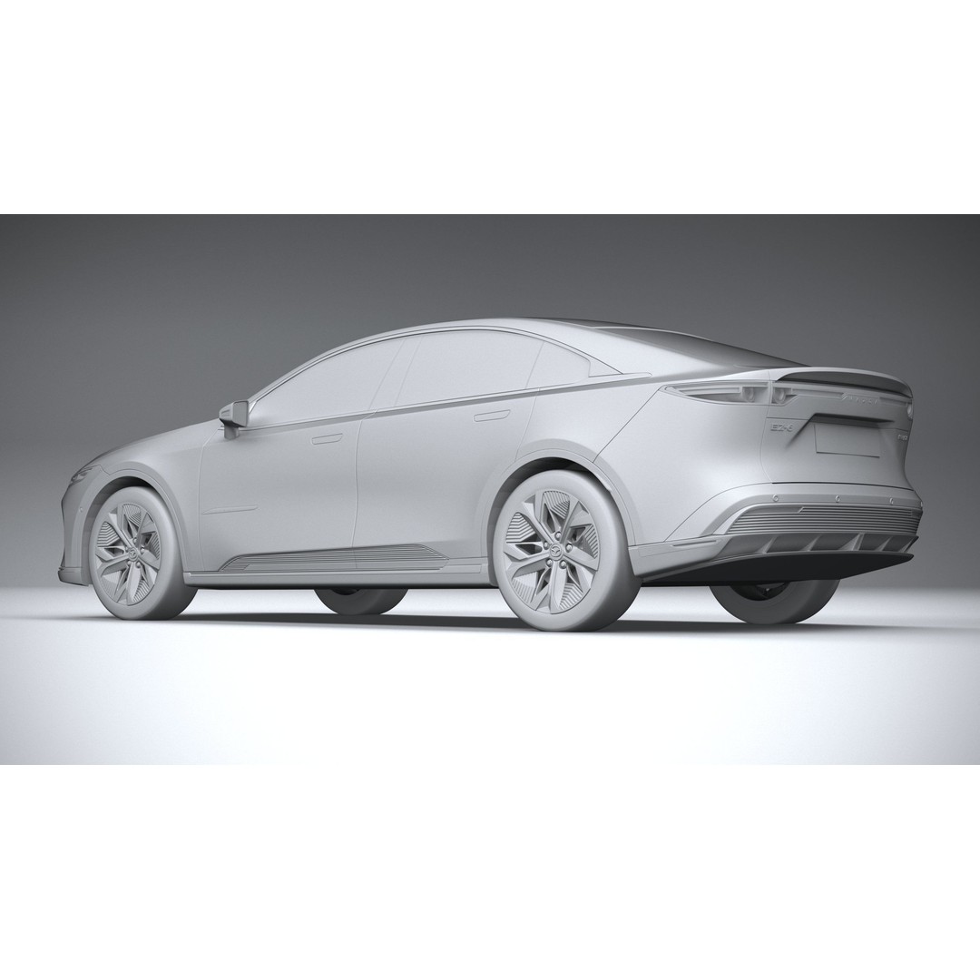 Mazda EZ-6 2025 3D Model – High Poly Luxury Sedan, FBX, OBJ, 3dsmax - View 23
