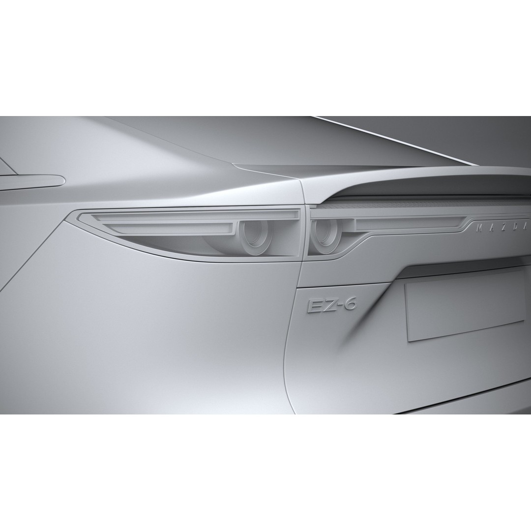 Mazda EZ-6 2025 3D Model – High Poly Luxury Sedan, FBX, OBJ, 3dsmax - View 26