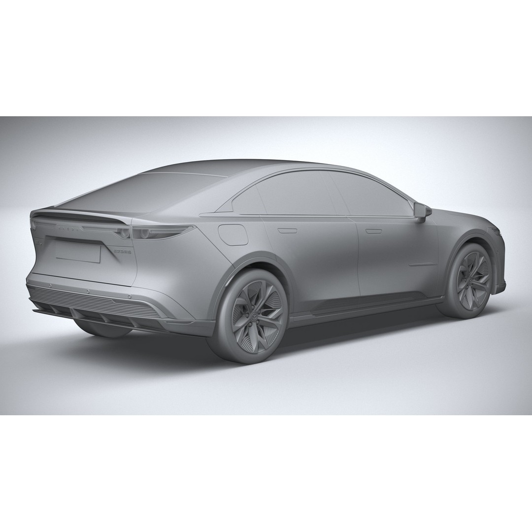 Mazda EZ-6 2025 3D Model – High Poly Luxury Sedan, FBX, OBJ, 3dsmax - View 27