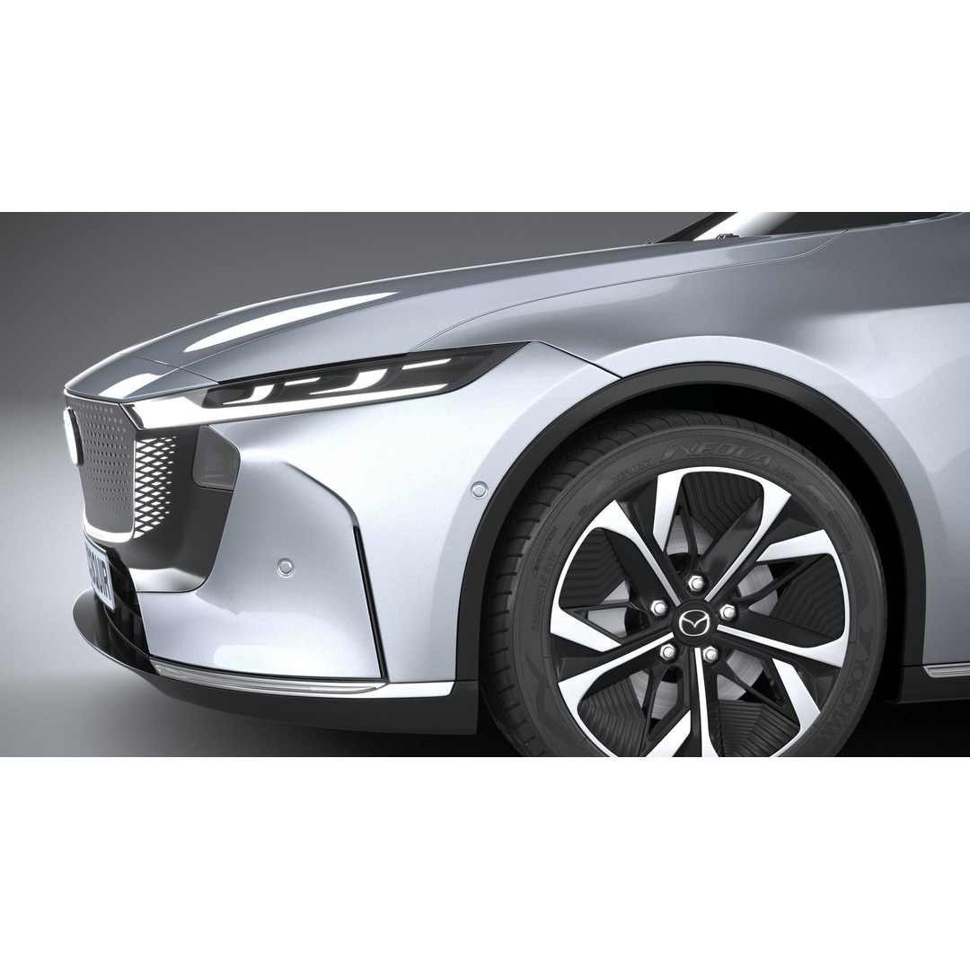 Mazda EZ-6 2025 3D Model – High Poly Luxury Sedan, FBX, OBJ, 3dsmax - View 5