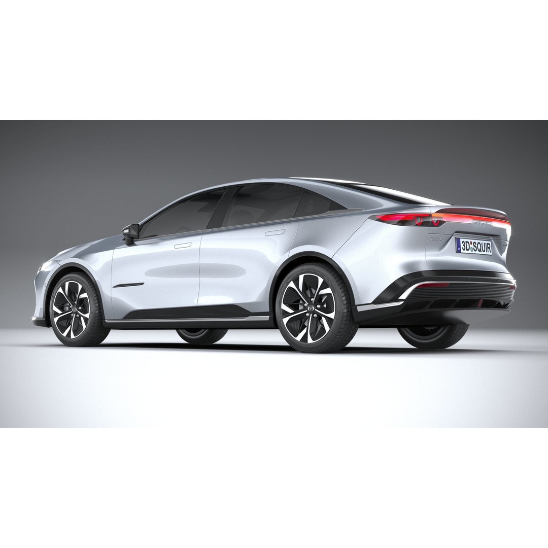 Mazda EZ-6 2025 3D Model – High Poly Luxury Sedan, FBX, OBJ, 3dsmax - View 7