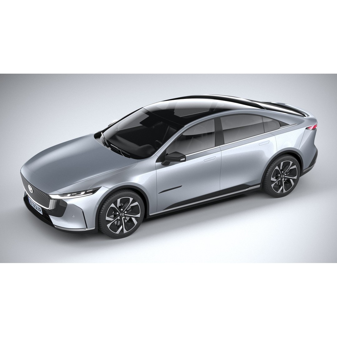 Mazda EZ-6 2025 3D Model – High Poly Luxury Sedan, FBX, OBJ, 3dsmax - View 9