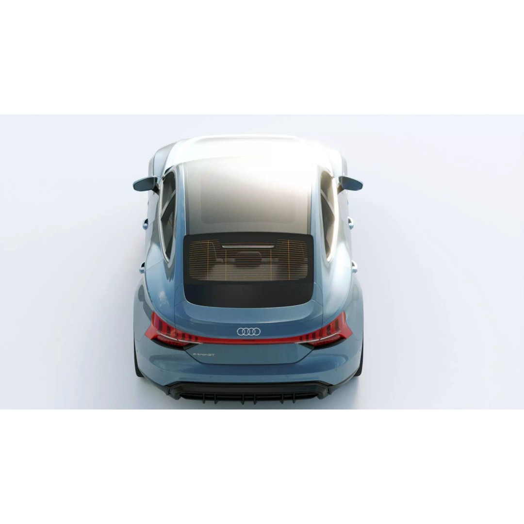 Audi E-Tron GT quattro 2022 3D Model – High Poly Luxury Sedan, FBX, Blender - View 11