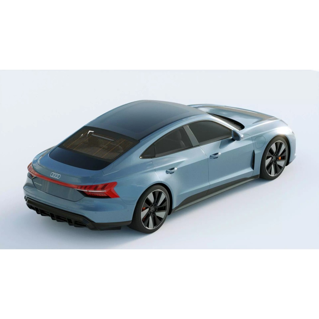 Audi E-Tron GT quattro 2022 3D Model – High Poly Luxury Sedan, FBX, Blender - View 12
