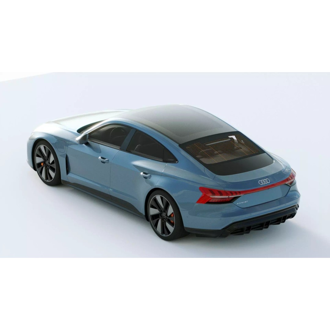 Audi E-Tron GT quattro 2022 3D Model – High Poly Luxury Sedan, FBX, Blender - View 13
